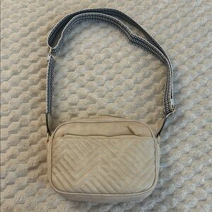 Cream Quilted Purse